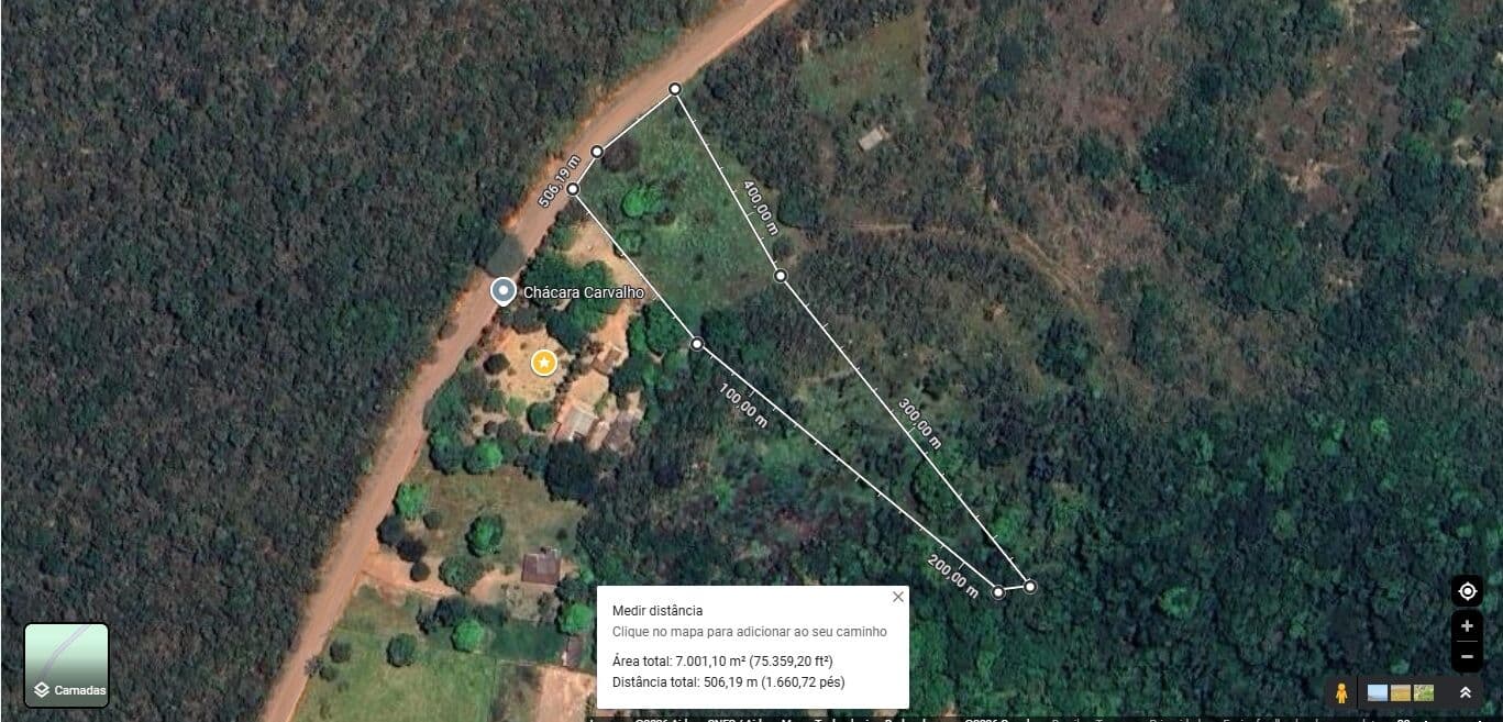 Chácara 7.000 m2 Cercada DF 290 Ponte Alta de Cima Gama DF