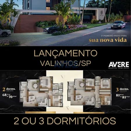 Apartamento no Bella Vita Residence em Valinhos/SP
