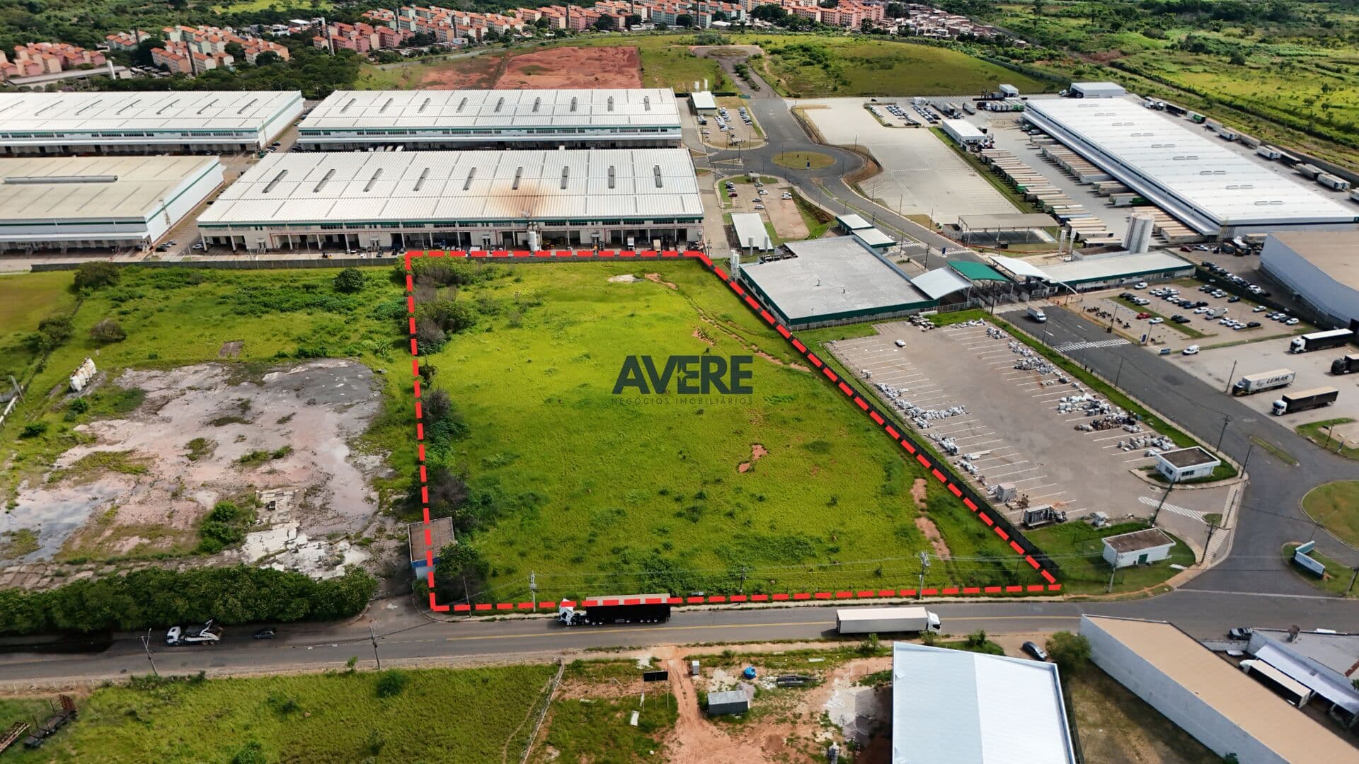 Área industrial à venda no entroncamento da Rodovia Dom Pedro com Rodovia Anhanguera em Campinas/SP