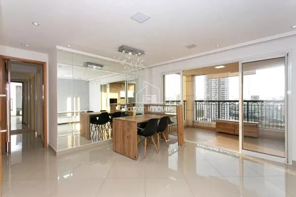 Apartamento de 96m² no Tatuapé | Varanda gourmet