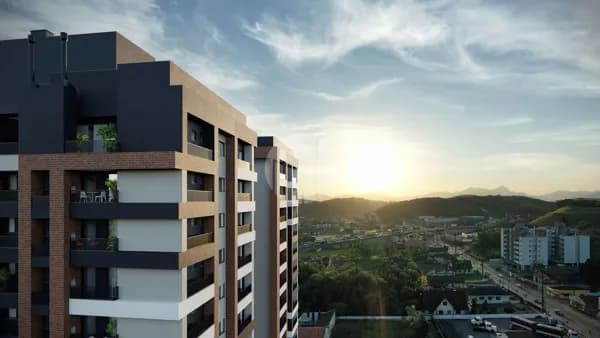 Apartamento no Duo Residence | 2 dormitórios e 1 vaga – Anita Garibaldi Joinville