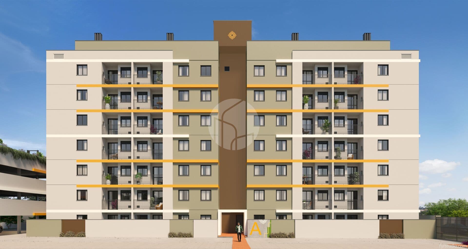 Apartamento Giardino com jardim privativo no MEO Anita – Anita Garibaldi, Joinville