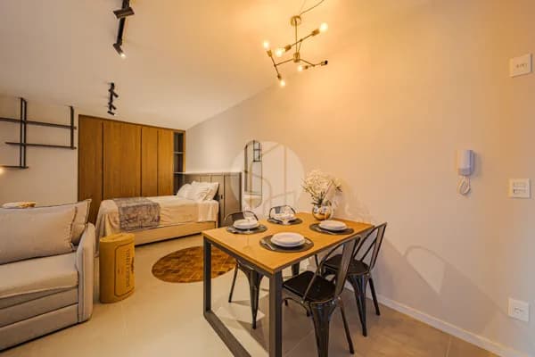 Studio mobiliado no Mingus 897 | Design moderno e lazer completo no Anita Garibaldi – Joinville/SC