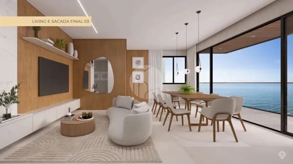 Apartamento 3 suítes frente mar no Tabuleiro em Barra Velha
