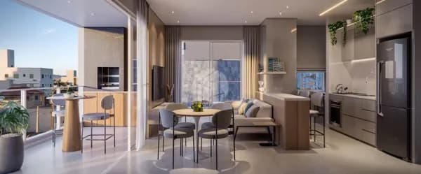 Apartamento no Golden Beach | 2 Suítes a 160m do mar em Balneário Piçarras