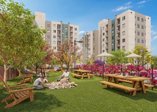 Apartamento com Sacada, Piscina e Quadra – Vega Costa e Silva, Joinville