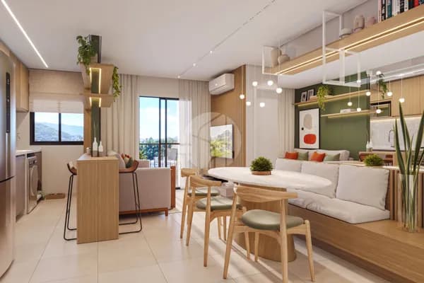 Apartamento Giardino com 2 dormitórios e área de lazer completa – Vega Costa e Silva, Joinville