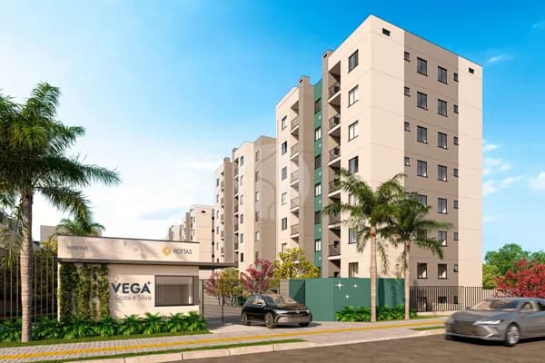 Apartamento Garden com 2 dormitórios e área de lazer completa – Vega Costa e Silva, Joinville