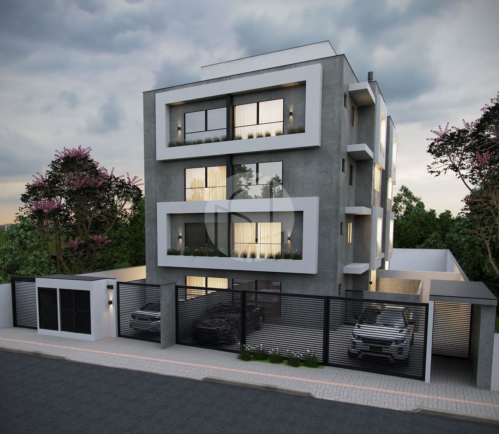 Giardino no Residencial Topázzio Joinville | Suíte + 1 dormitório com área externa