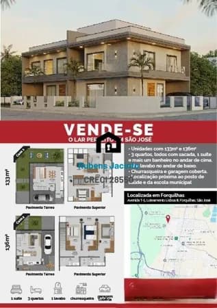 Sobrado em São José - Forquilhas