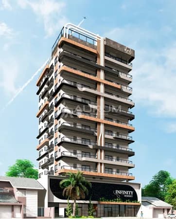 Apartamento com 02 Dormitórios (sendo 02 Suítes) a 100m do Mar – Meia Praia, Navegantes/SC