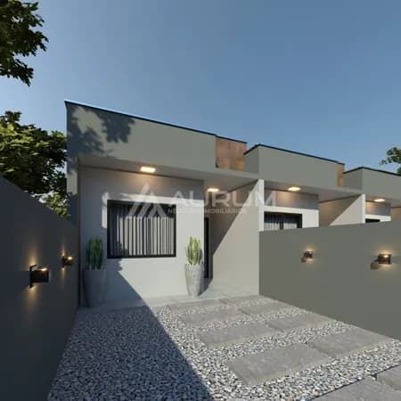 Casa Geminada com 02 Quartos (sendo 01 suite) – Bairro Gravatá, Navegantes/SC