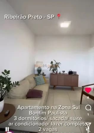 Apartamento em Ribeirão Preto - Bonfim Paulista