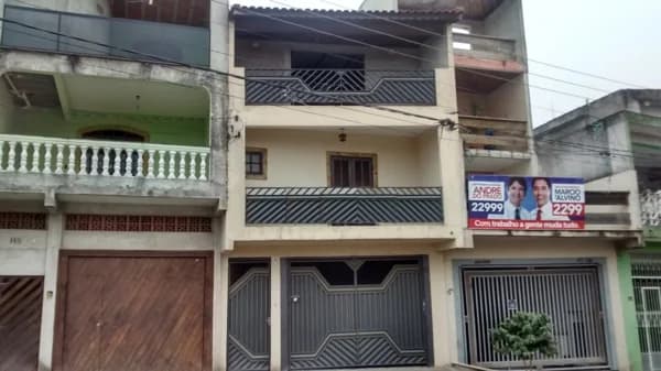Casa Sobreposta para Venda em Jardim Bom Recanto Mauá-SP