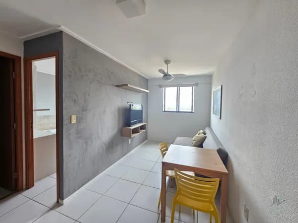 Quarto e Sala Mobiliado no Farol – Edifício Maria Clara Nobre, Maceió - AL