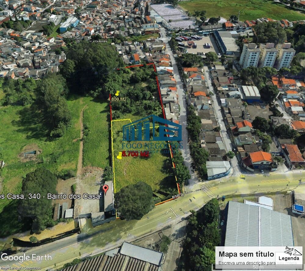 Lote/Terreno em São Bernardo do Campo - Alvarenga