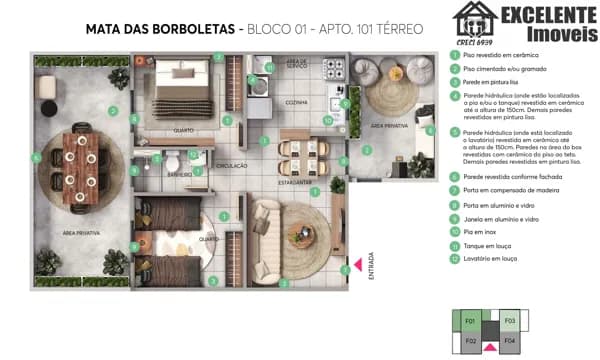 Apartamento em Três Barras, Contagem/MG
