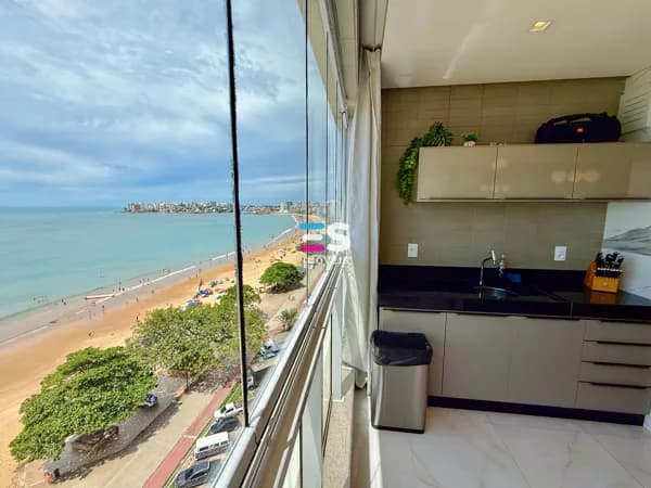 Apartamento novo, de frente para o mar na Praia do Morro, Guarapari/ES