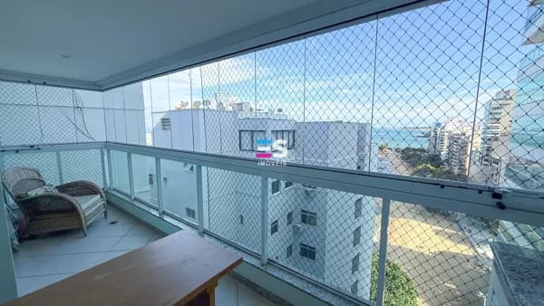 Apartamento com vista para a Praia das Castanheiras no Centro, Guarapari/ES