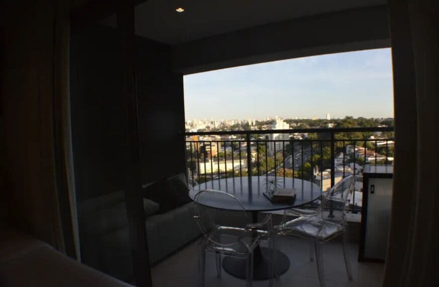 Studio mobiliado no Thera Ibirapuera | Andar alto, Vista privilegiada, Pronto para morar.