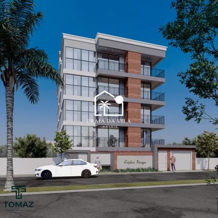 Edifício Vicenza | Apartamento 2 Dormitórios com Suíte no Centro, Próximo à Praia e ao Comércio