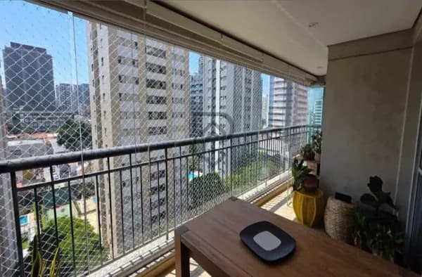 Apartamento brooklin andar alto vista livre