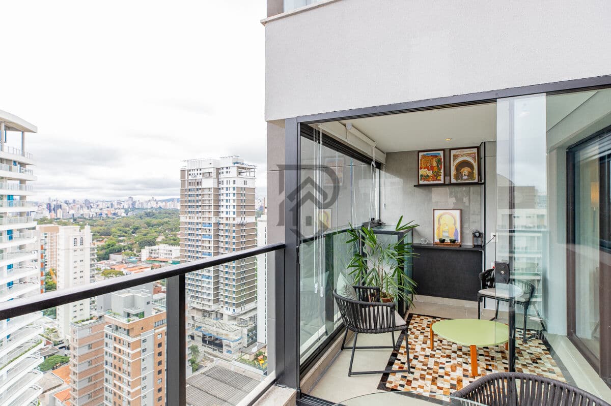 Apartamento decorado moema andar alto vista livre