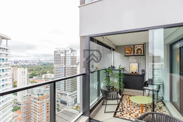 Apartamento decorado moema andar alto vista livre