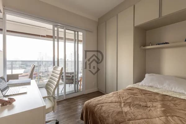 Apartamento brooklin mobiliado porteira fechada