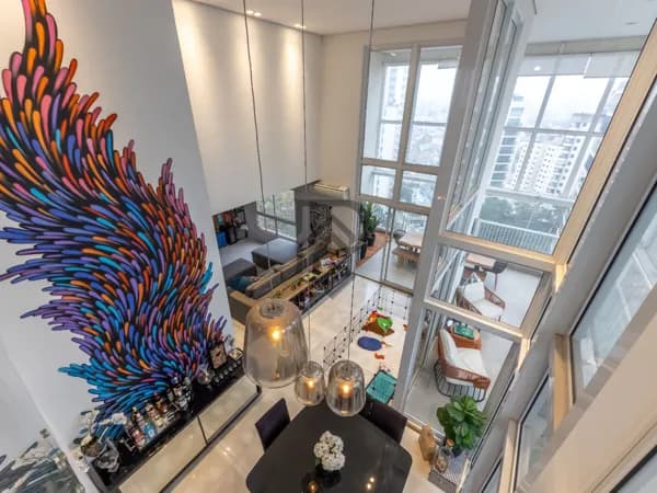 Apartamento chacara klabin sala com pé-direito duplo