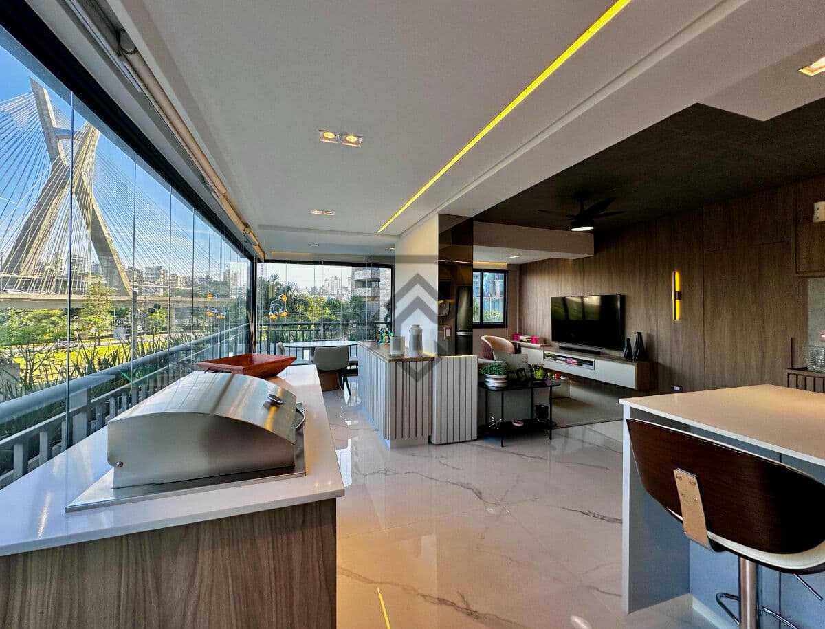 Apartamento Mobiliado Condomínio Geo Berrini
