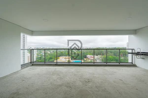 Apartamento brooklin andar alto vista livre