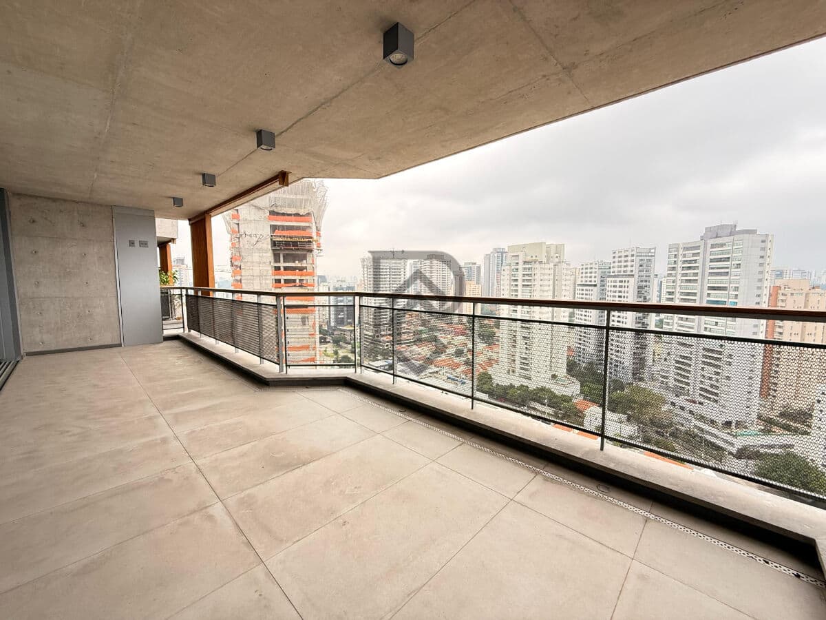 Apartamento Brooklin pronto para morar andar alto vista livre