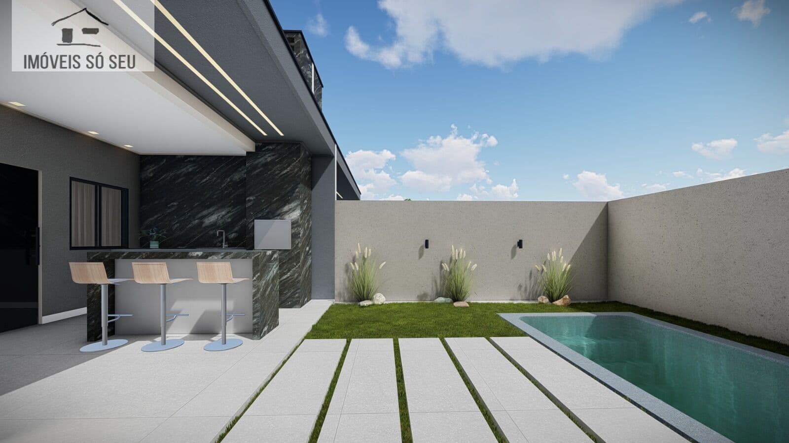 Casa Térrea com Piscina