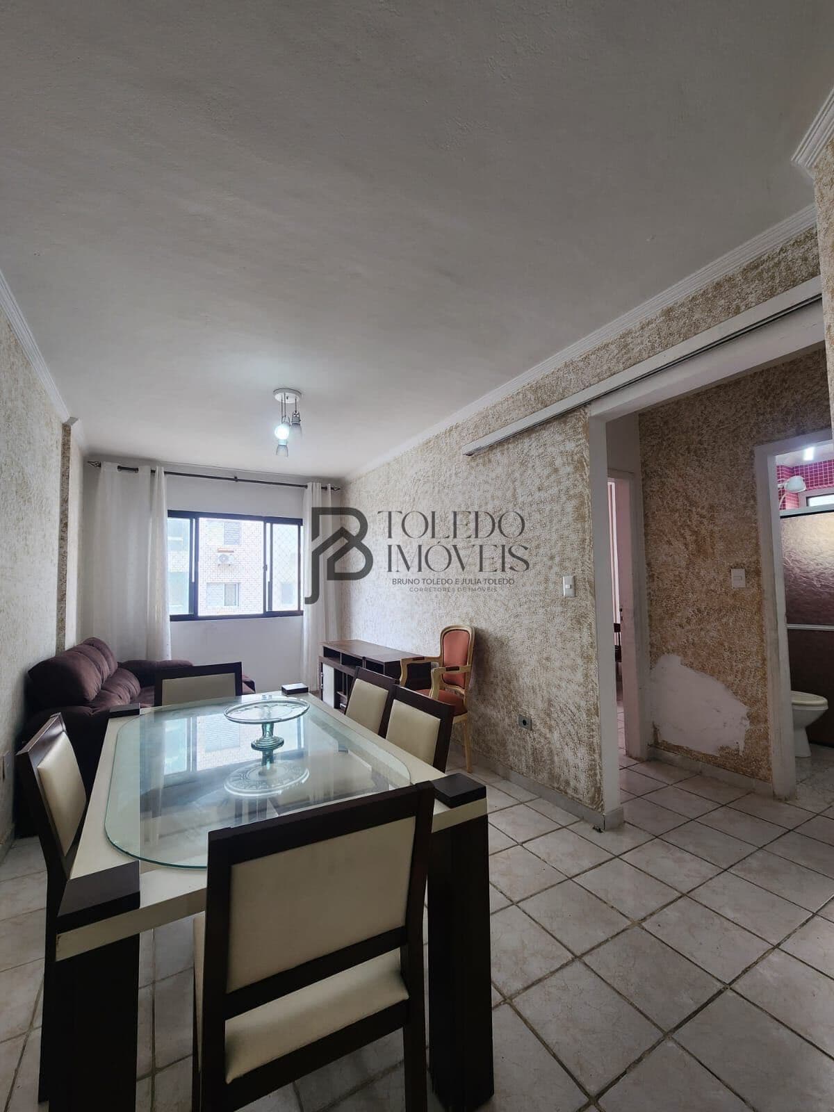 Apartamento Semi mobiliado com 2 Dormitórios no bairro Guilhermina - Praia Grande