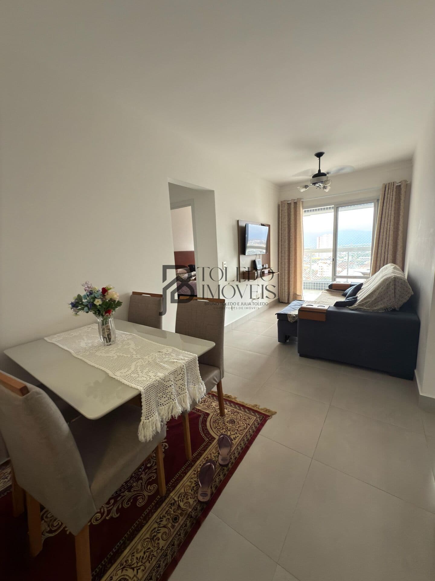 Apartamento 1 Dormitório com suíte no bairro Aviação - Praia Grande