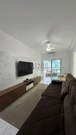 Apartamento de 2 dormitórios sendo 1 suíte e com laser de clube no bairro Boqueirão - Praia Grande
