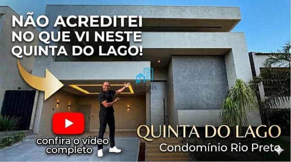 CASA CONDOMÍNIO QUINTA DO LAGO BLUE LAGON - SÃO JOSÉ DO RIO PRETO- 3525
