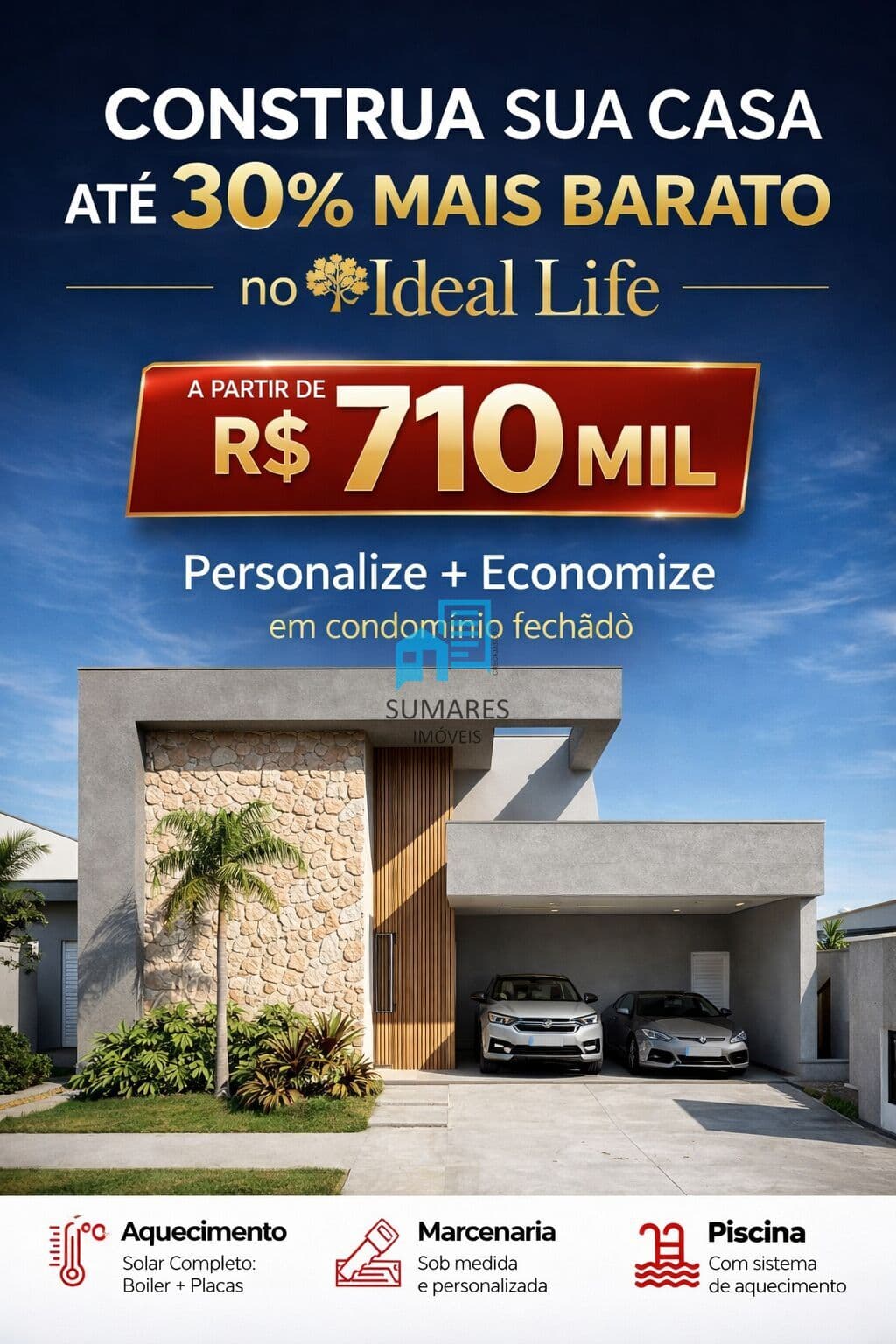 CASA CONDOMÍNIO IDEAL LIFE, SÃO JOSÉ DO RIO PRETO- 389