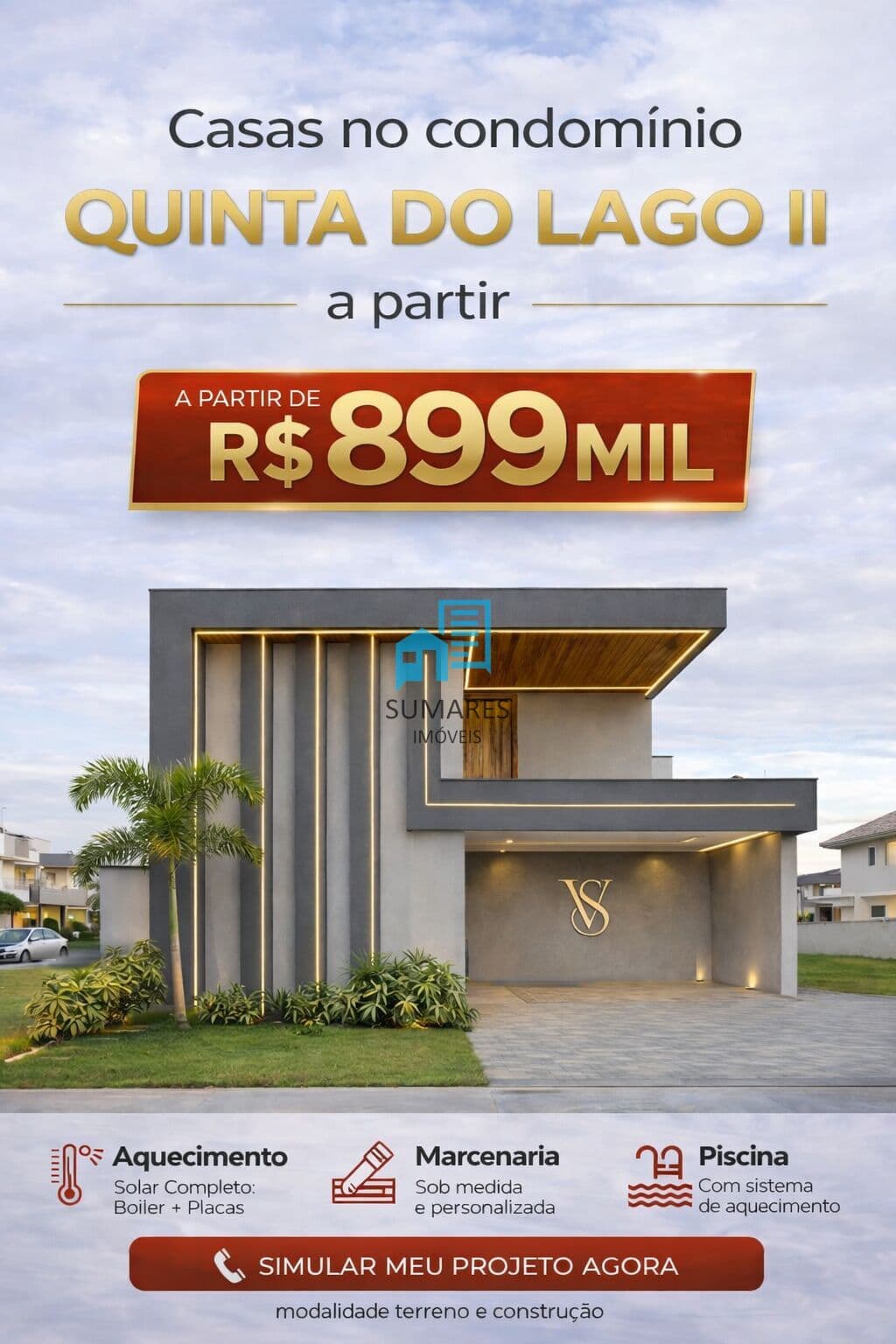 CASA CONDOMÍNIO QUINTA DO LAGO II, SÃO JOSÉ DO RIO PRETO- 3379