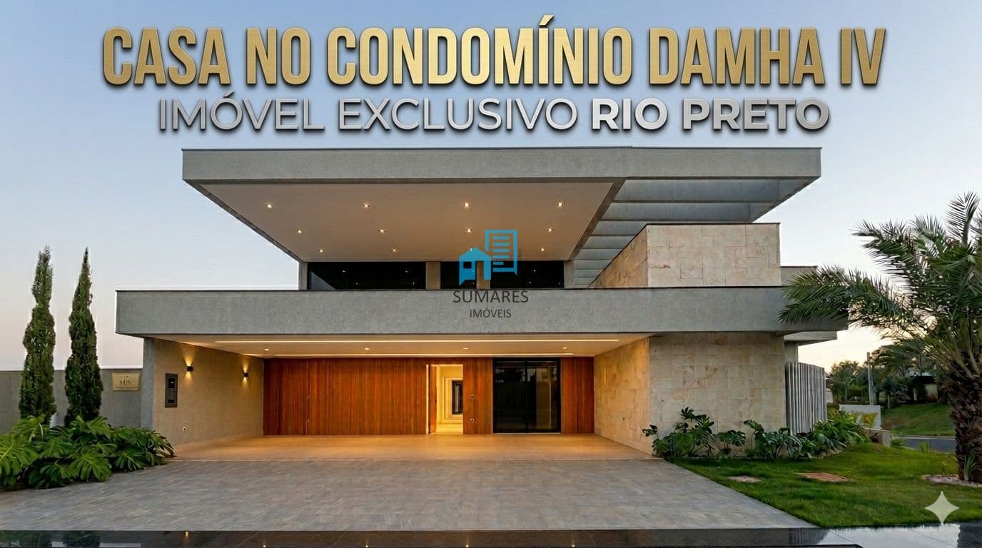 CASA CONDOMINIO DAMHA IV - SÃO JOSE DO RIO PRETO