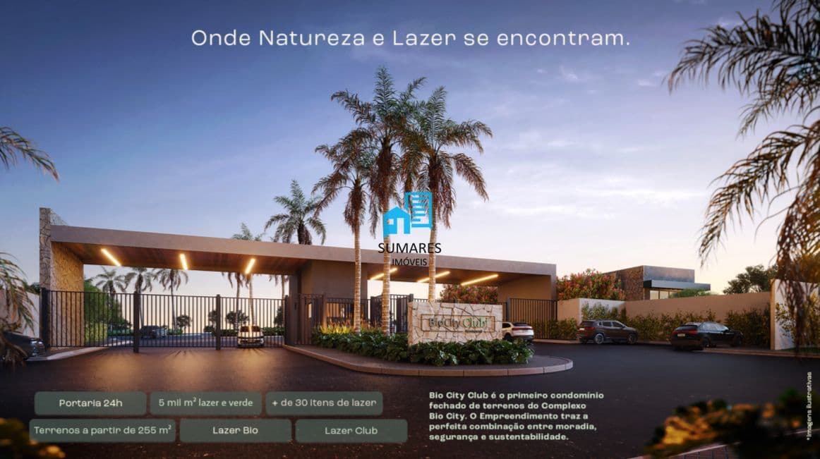 TERRENO CONDOMÍNIO BIOCITY, SÃO JOSÉ DO RIO PRETO- 3516