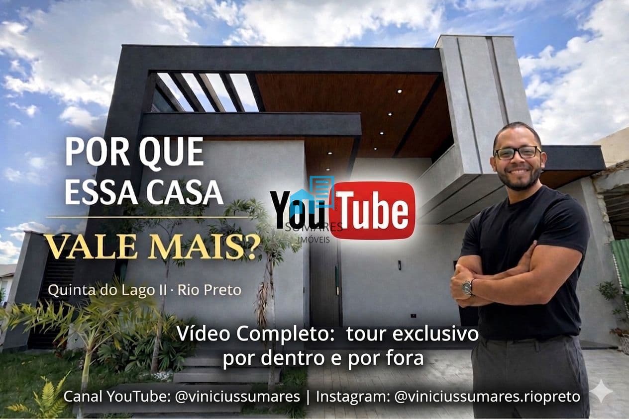 💎CASA NO CONDOMÍNIO QUINTA DO LAGO II - Sao José do Rio Preto SP
