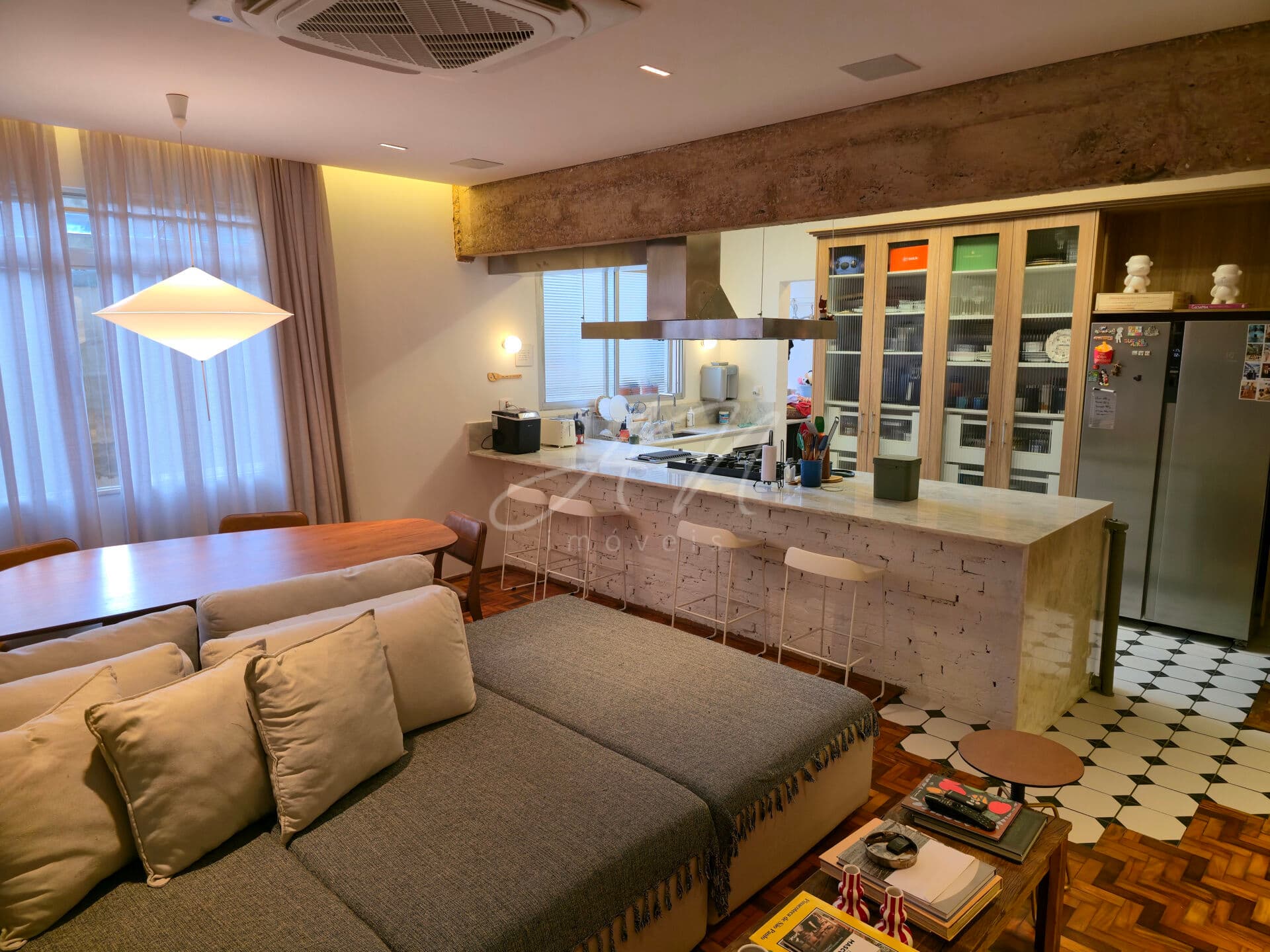 Apartamento Moderno e Automatizado no centro de Rio Preto – 120m², Reformado e rico em armários