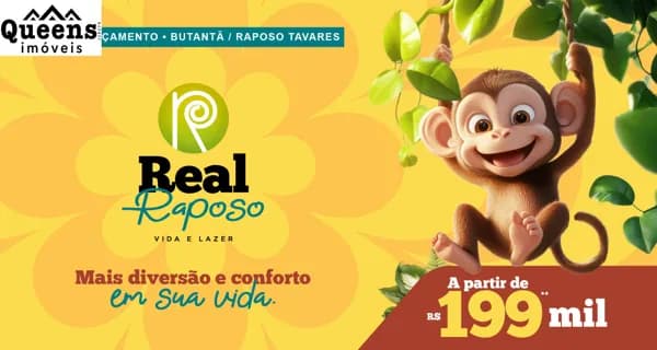 Real Raposo Vida e Lazer (11) 4112-7790 Fone e WhatsApp Vendas