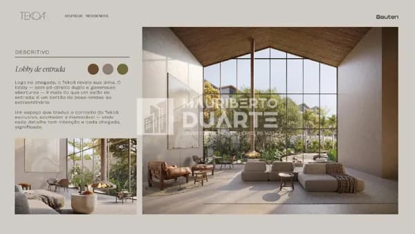 Apartamentos à venda no Tekoá Boutique Residences em Bananeiras/PB