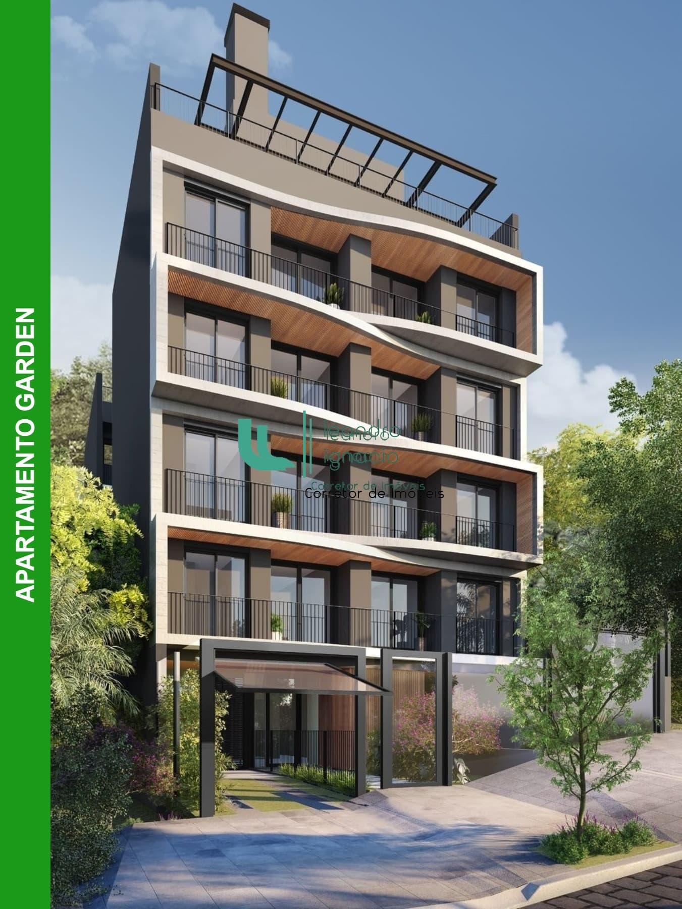 Apart Garden, 1 suíte, 1 vaga, Auxiliadora, Porto Alegre