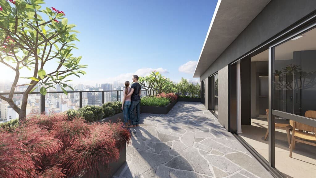 Apart 1 dorm, 1 vaga, Boa Vista, Porto Alegre