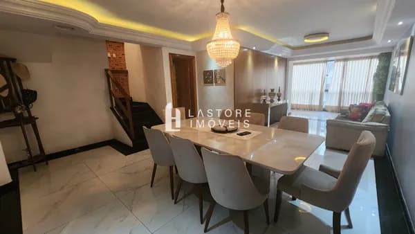 COBERTURA TRIPLEX FINAMENTE DECORADO E MOBILIDADO NA AV OCEÂNICA