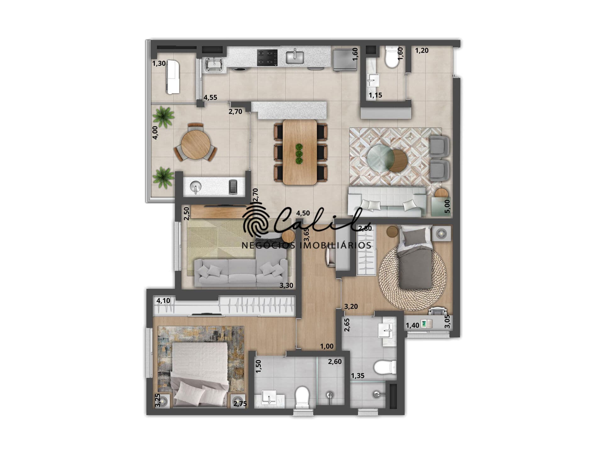Apartamento com 2 quartos (suítes), 90,15m² à venda por R$ 806.000,00 - Edifício Edras Residence, Ribeirão Preto/SP